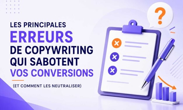 Les Principales Erreurs de Copywriting Qui Sabotent Vos Conversions (Et Comment Les Neutraliser)