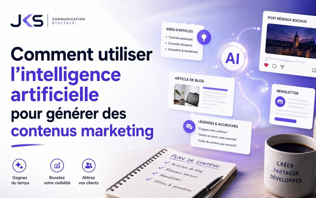 Comment utiliser l&rsquo;intelligence artificielle pour générer des contenus marketing