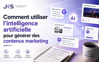Comment utiliser l’intelligence artificielle pour générer des contenus marketing
