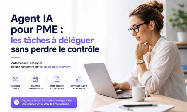 Agent IA pour PME : les tâches à déléguer sans perdre le contrôle