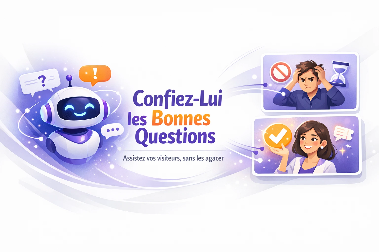 Chatbot IA sur un site web : quelles demandes lui confier sans frustrer vos visiteurs ?