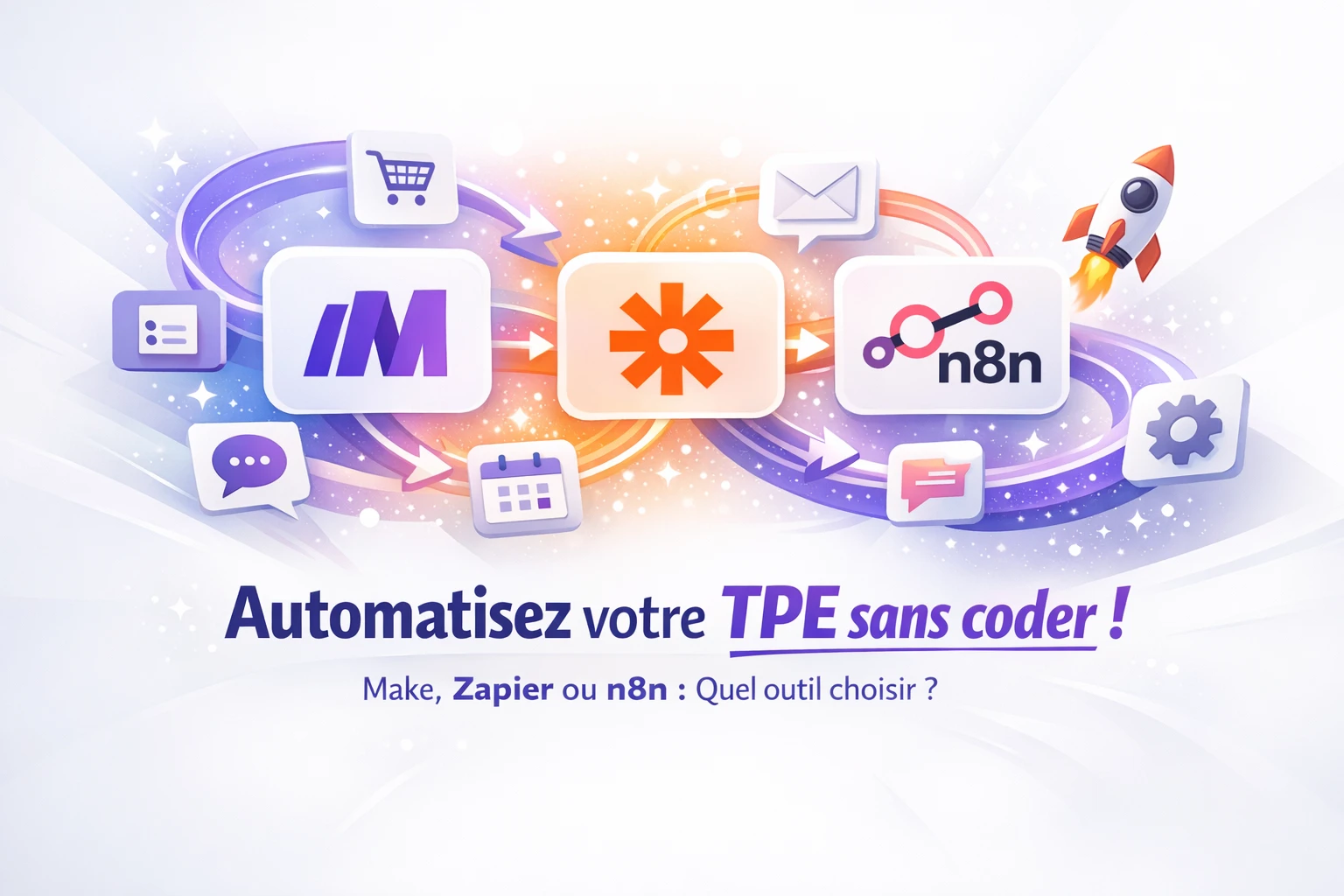 Make, Zapier ou n8n : quel outil d’automatisation no-code choisir pour votre TPE ?